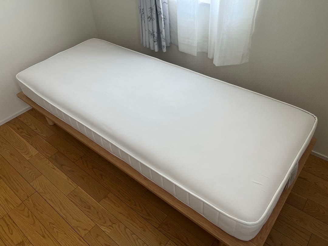 【送料込】無印良品 ベッドフレーム マットレス セミシングル セット