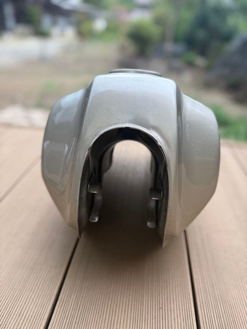 ヤマハ TW タンク シルバー