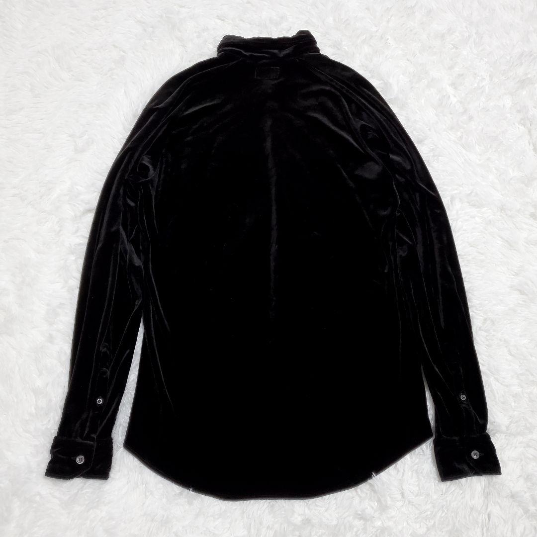 希少✨GIORGIO ARMANI ベロアシャツ　シルク ファラ・フォーセット様