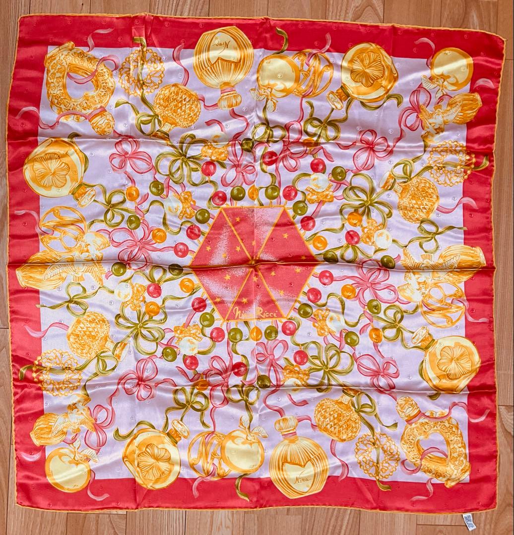 ニナリッチ Nina Ricci シルク スカーフ - メルカリ