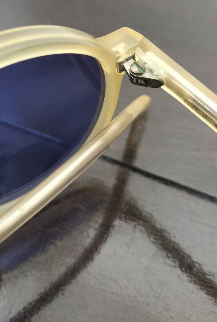 白山眼鏡店 セルフレームボストンサングラス