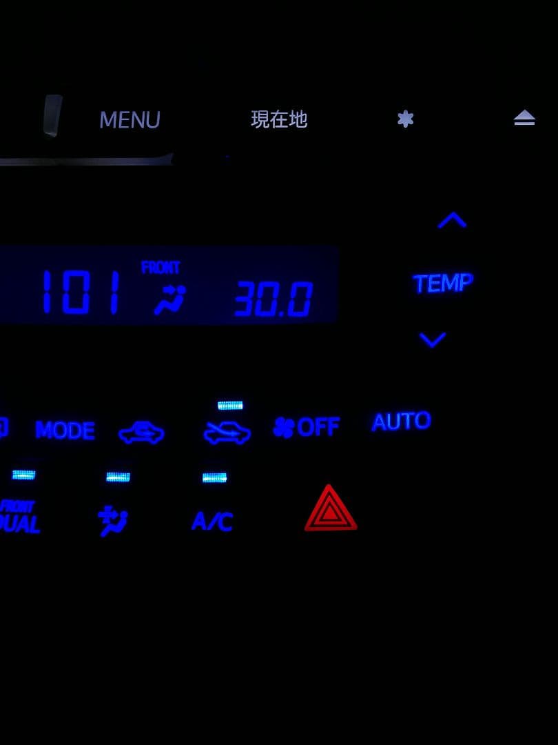 ★お好きな色で加工します★ フロントエアコンパネル アルファード ヴェルファイア