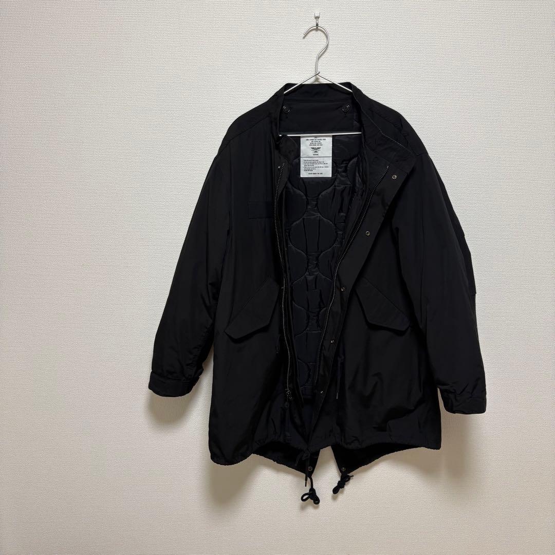 古着 used HOUSTON 3WAY M-65 PARKA XXS ブラック