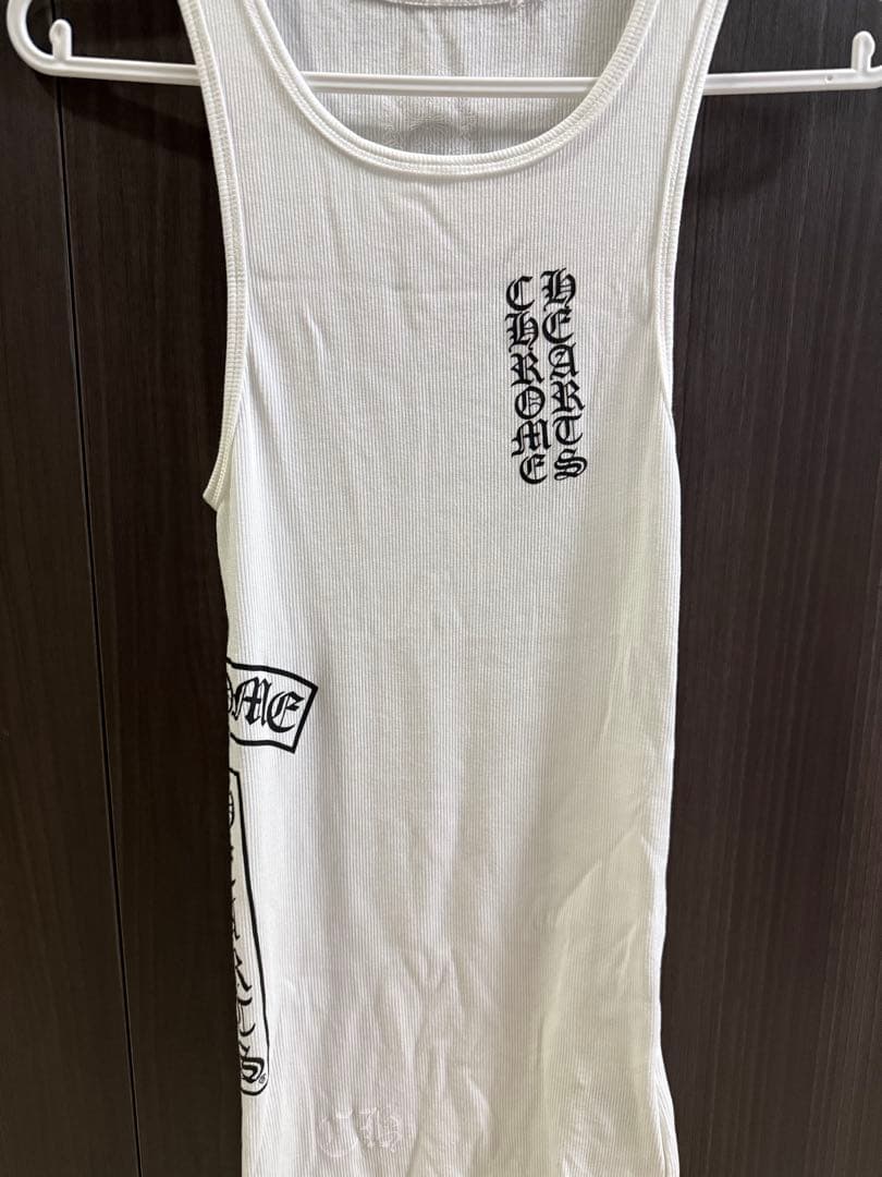 Chrome Hearts ホワイト タンクトップS - メルカリ