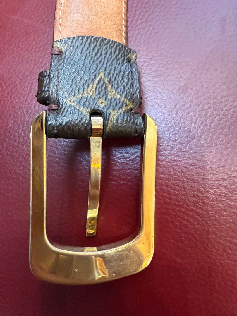 ルイヴィトン モノグラム サンチュール キャレ ベルト