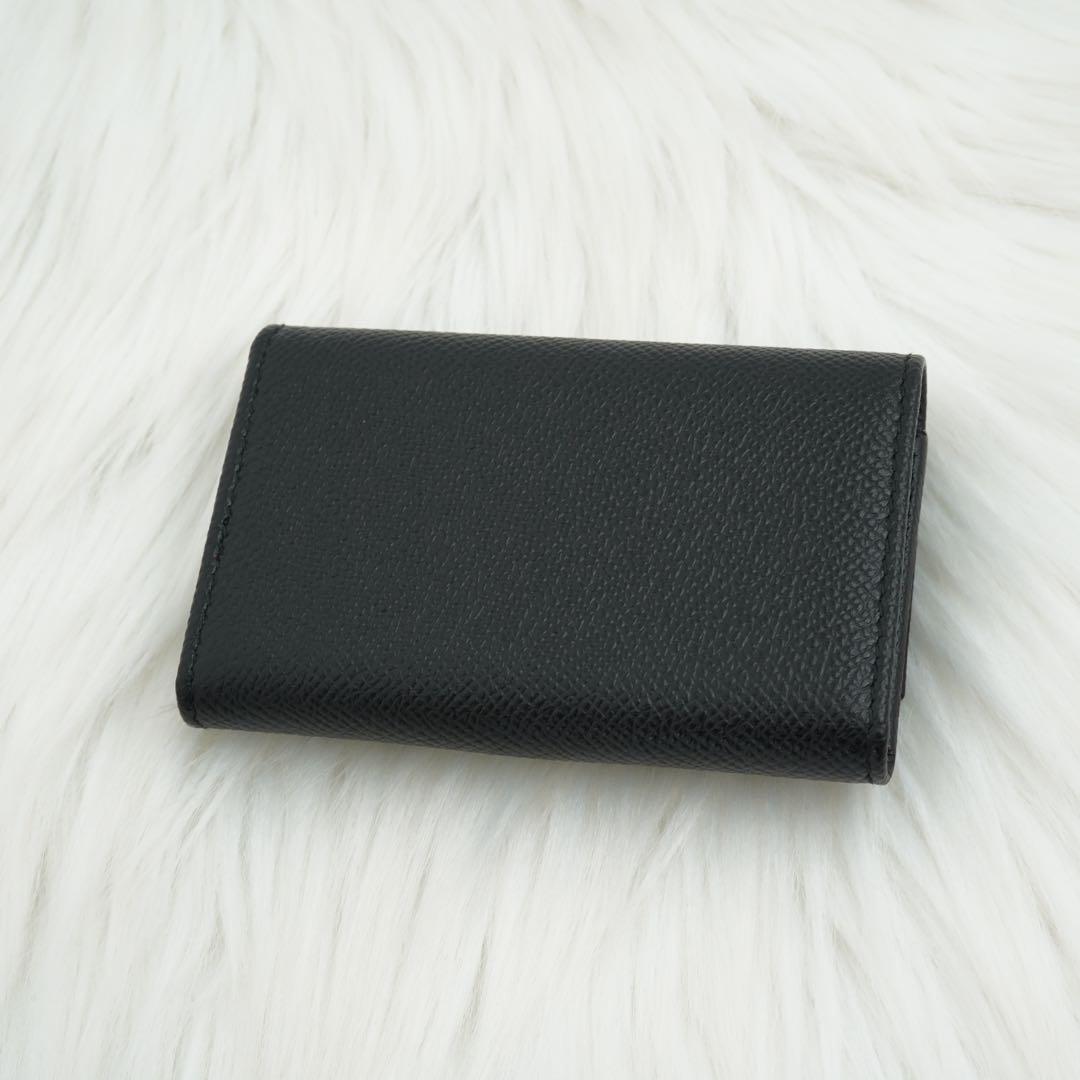 未使用品　箱付き　BVLGARI ブルガリ　キーケース　サークル金具　ブラック