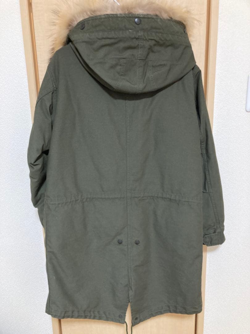 週末限定値下げ！【美品】モンキータイム 3way モッズコート カーキ S