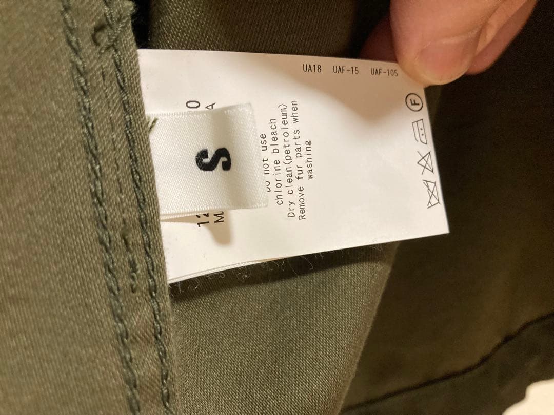 週末限定値下げ！【美品】モンキータイム 3way モッズコート カーキ S