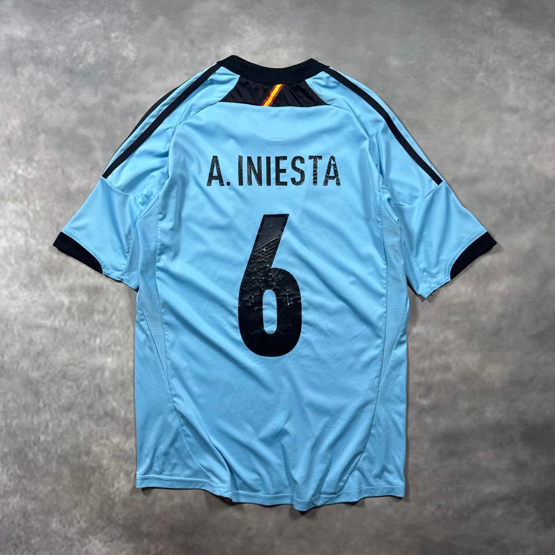 R19 古着10-11 adidasスペイン代表 アンドレスイニエスタ.