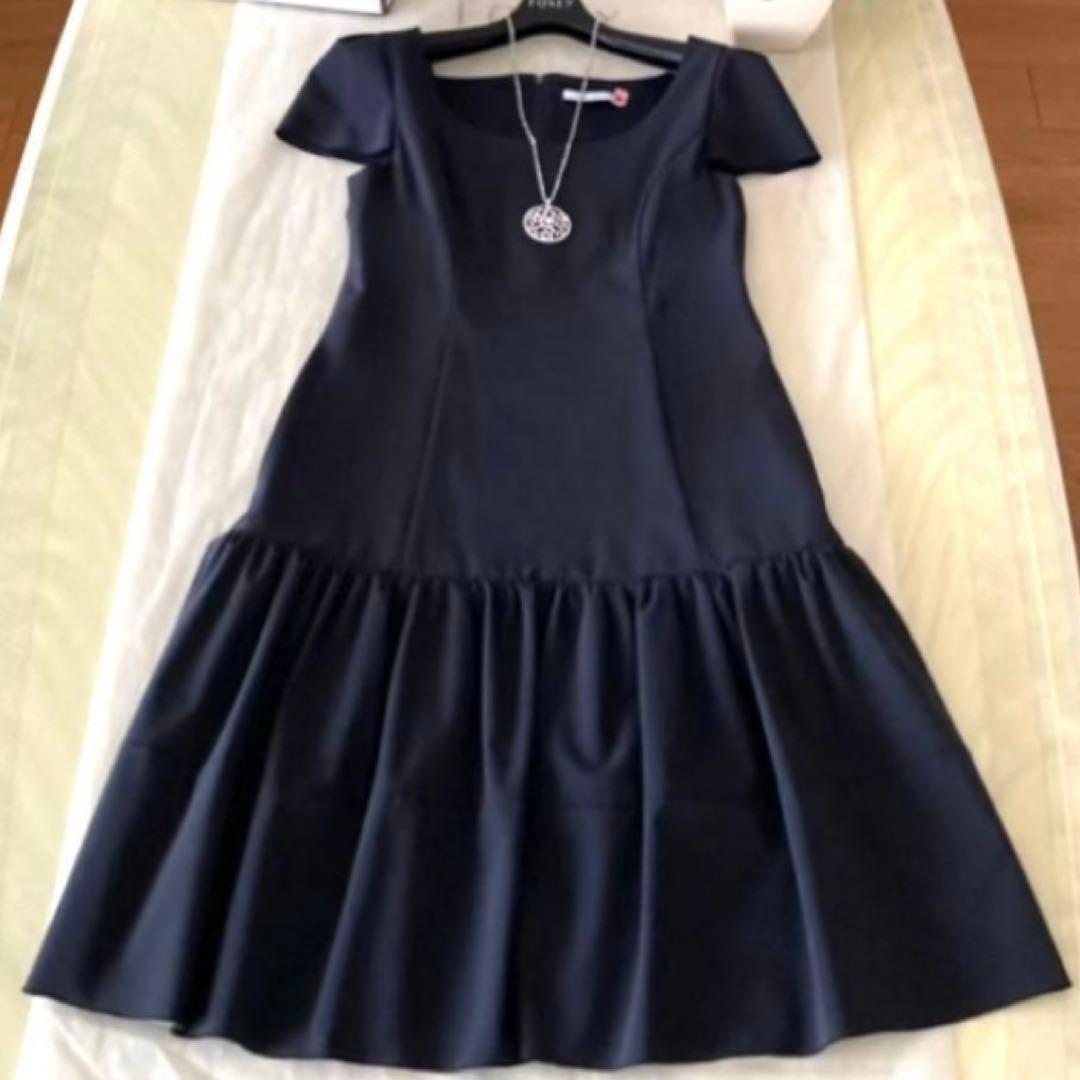 ♡ mikimiyakeさまフォクシー　半袖ワンピース　エレガントギャザーお受験