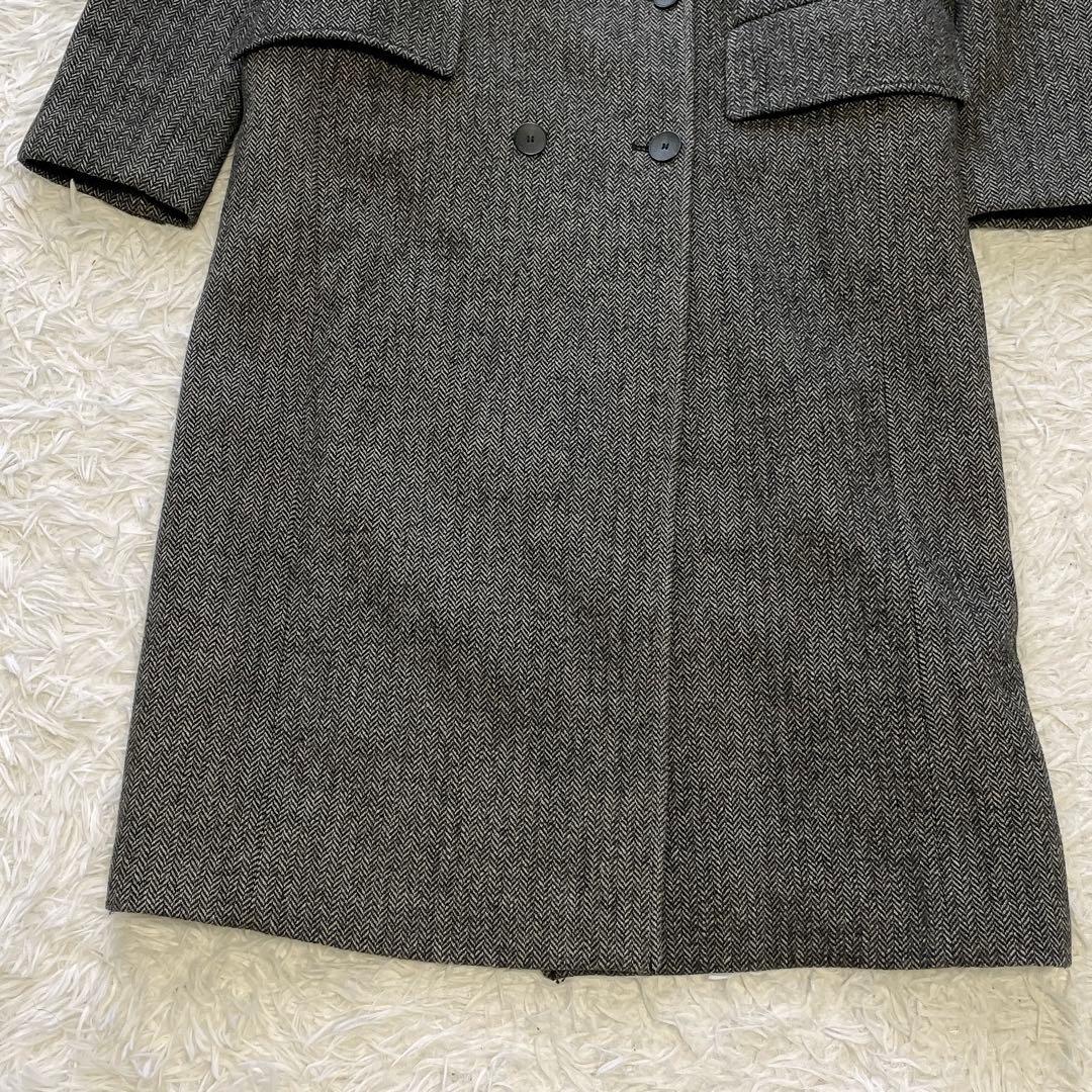 大きいサイズL✨ZARA ザラ チェスターコート ヘリンボーン ダブル