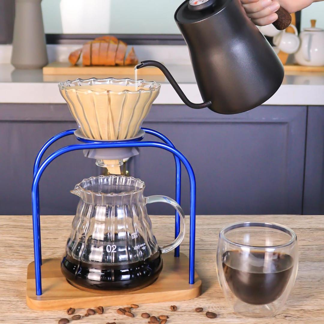 SOTECHツインワイヤードリップラック、木製断熱ベース 軽量シリコン