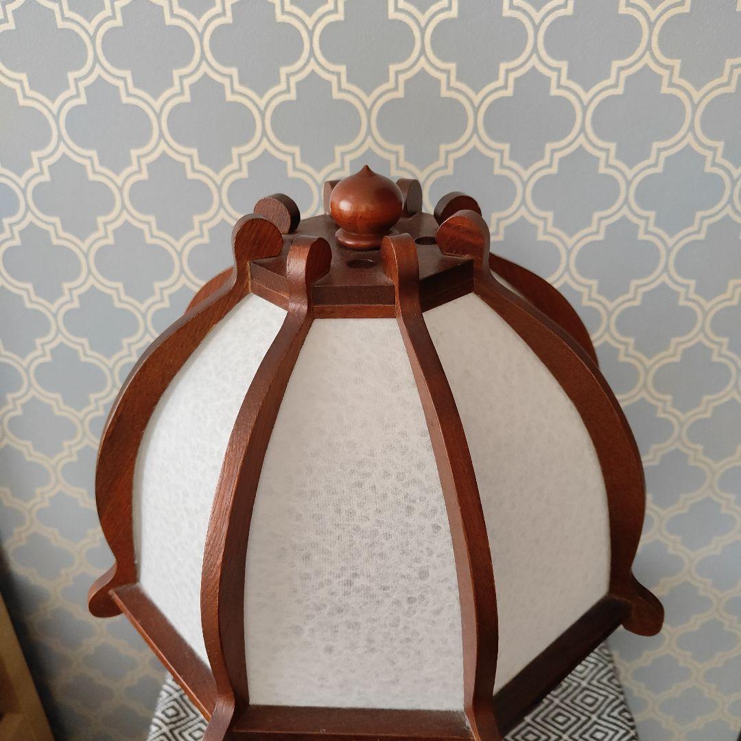 美品　レア北海道民芸家具店　レトロなアンティークランプ