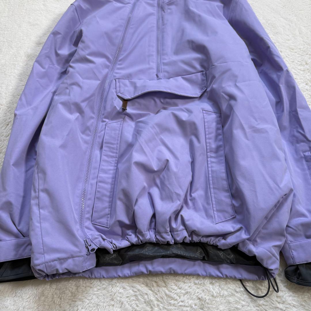 43DEGREES スラッシュアノラックジャケット パープル L