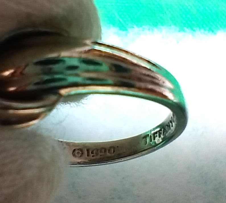 TIFFANY シグネチャークロス リング 12.5号 オールドティファニー