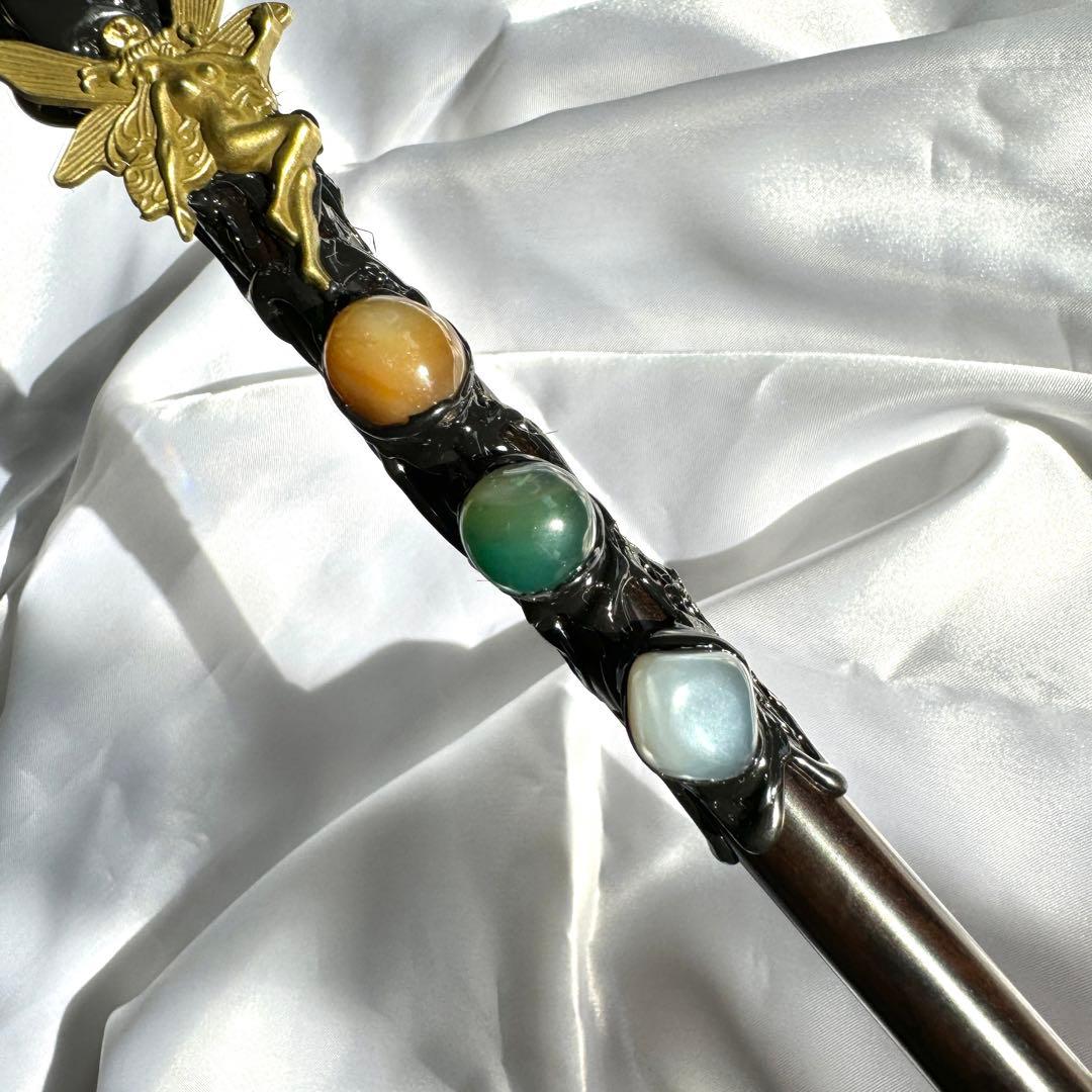 よるくま様専用】 天然石 アメジスト ワンド 杖 ハリーポッター - メルカリ