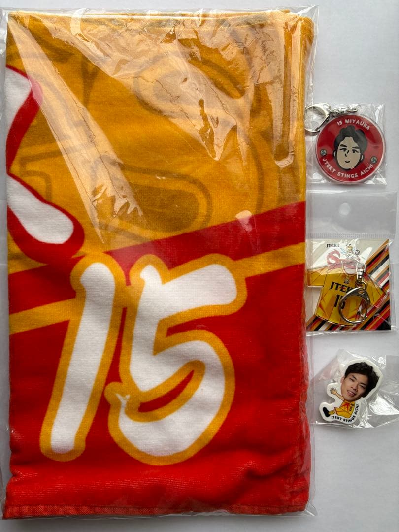 ジェイテクトstings 愛知 宮浦健人 タオル キーホルダー - メルカリ