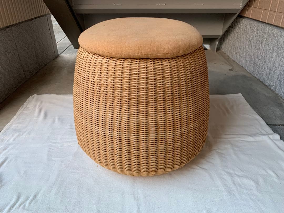 希少 山川ラタン 剣持勇デザイン ヴィンテージ スツール ジャパニーズ