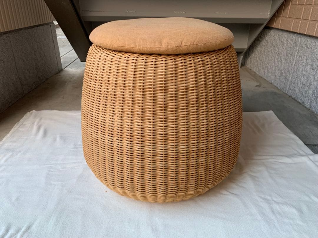 希少 山川ラタン 剣持勇デザイン ヴィンテージ スツール ジャパニーズ