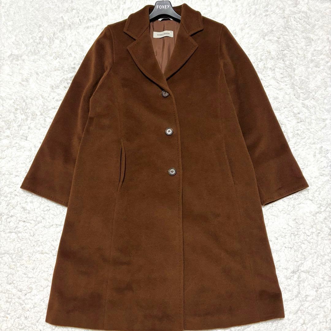 極美品】MARINA RINALDI カシミヤ ウール チェスターコート 13
