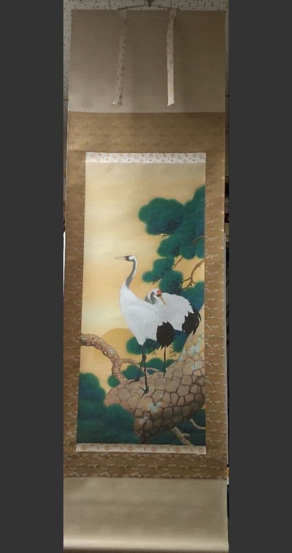 712*Z37絵画 日本画掛軸 茶掛軸 玉堂 骨董