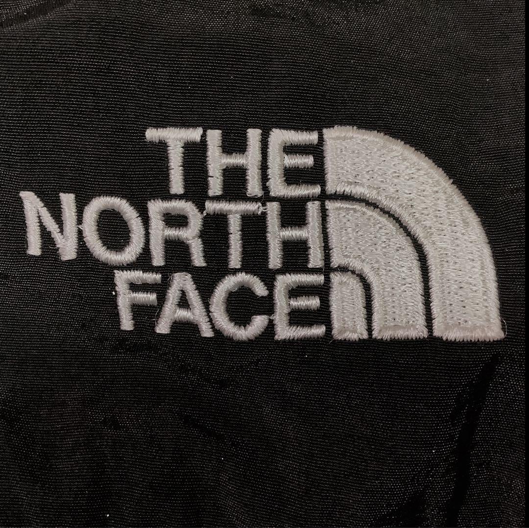 ○ノースフェイス デナリベスト フリース 刺繍ロゴ ブラック 黒 イエロー黄XL