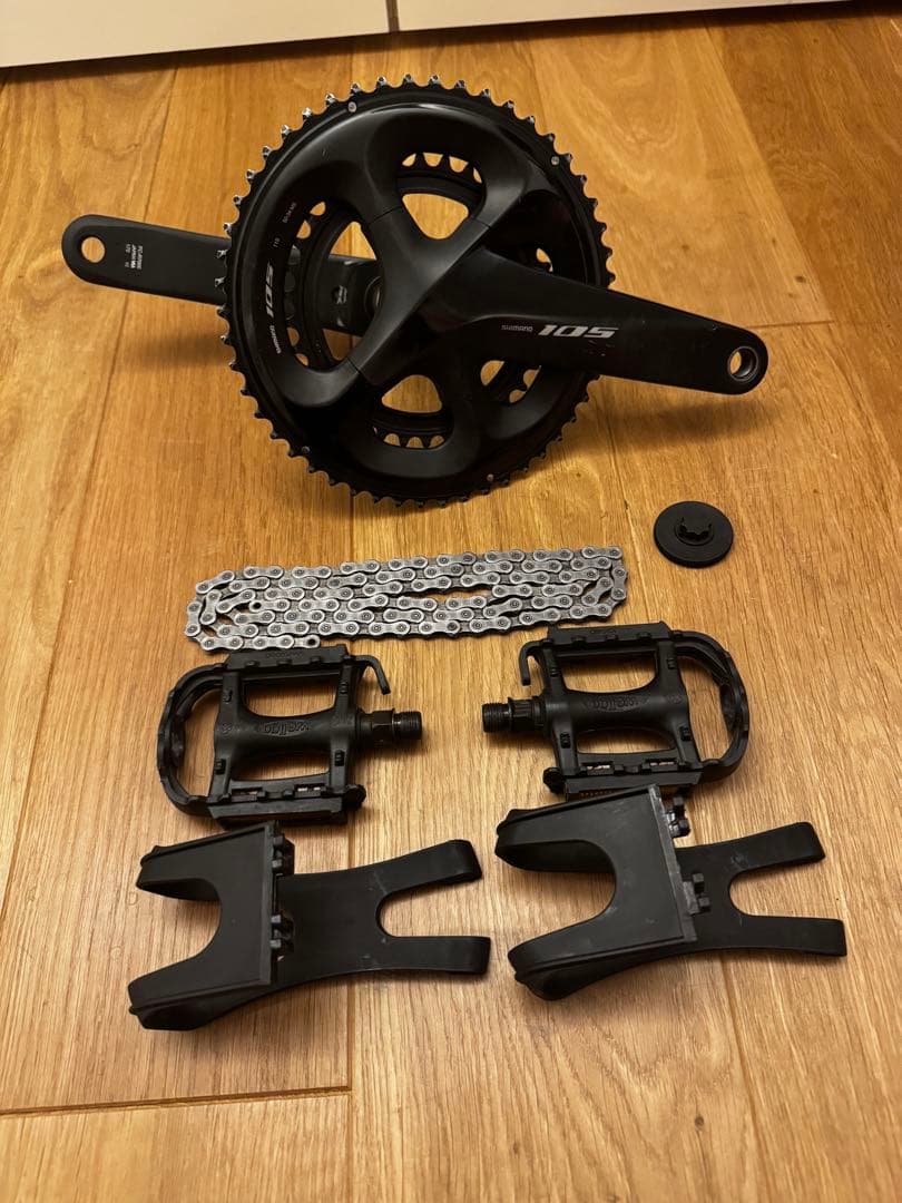 SHIMANO fc-r7000 CN-HG601-11 ペダルセット