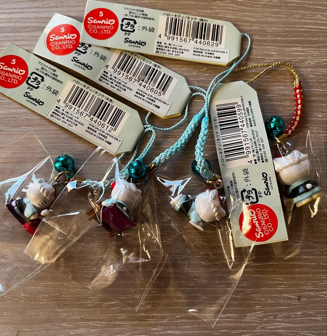 激レア◎福井限定◎永平寺初代小坊主キティ◎根付けストラップ◎全4