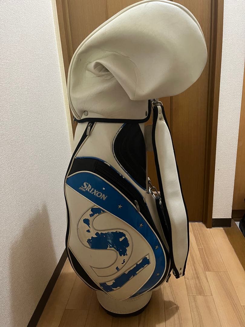 Srixon キャディバッグ ホワイト/ブルー