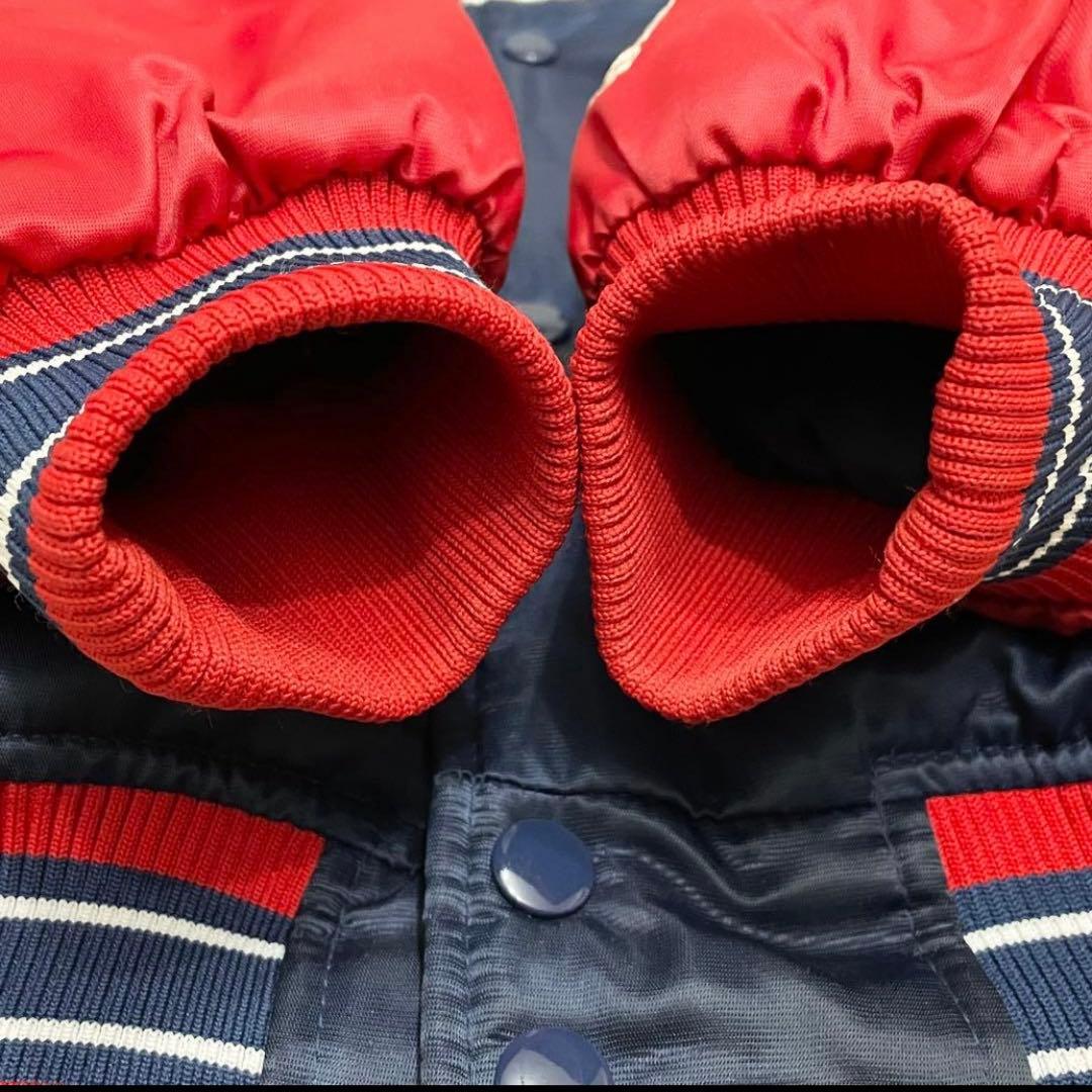 《未使用級》STARER スターター カージナルス スタジャン ブルゾン 紺赤