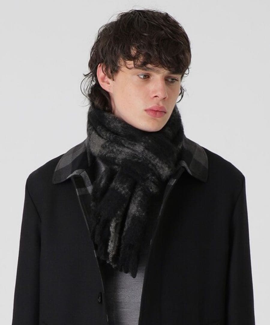 BLACK LABEL CRESTBRIDGE モヘヤシャギーマフラー　未使用