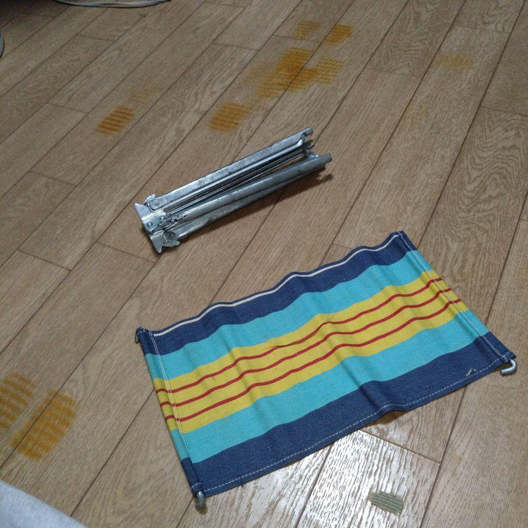 ★希少★昭和★レトロ★1970大阪万博見学 折りたたみイス