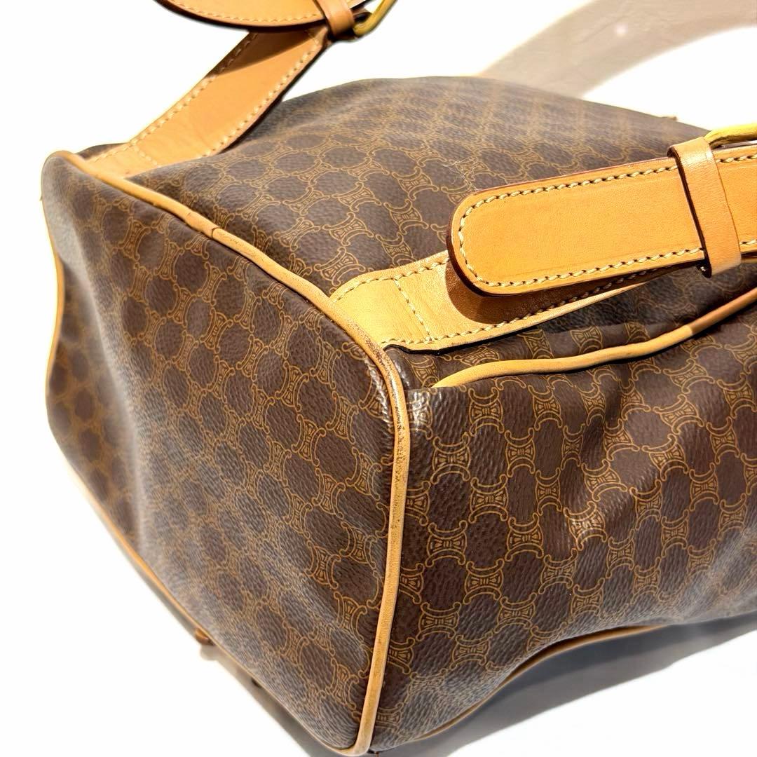 CELINE｜セリーヌ マカダム柄　リュックサック　ヴィンテージ ブラウン　希少