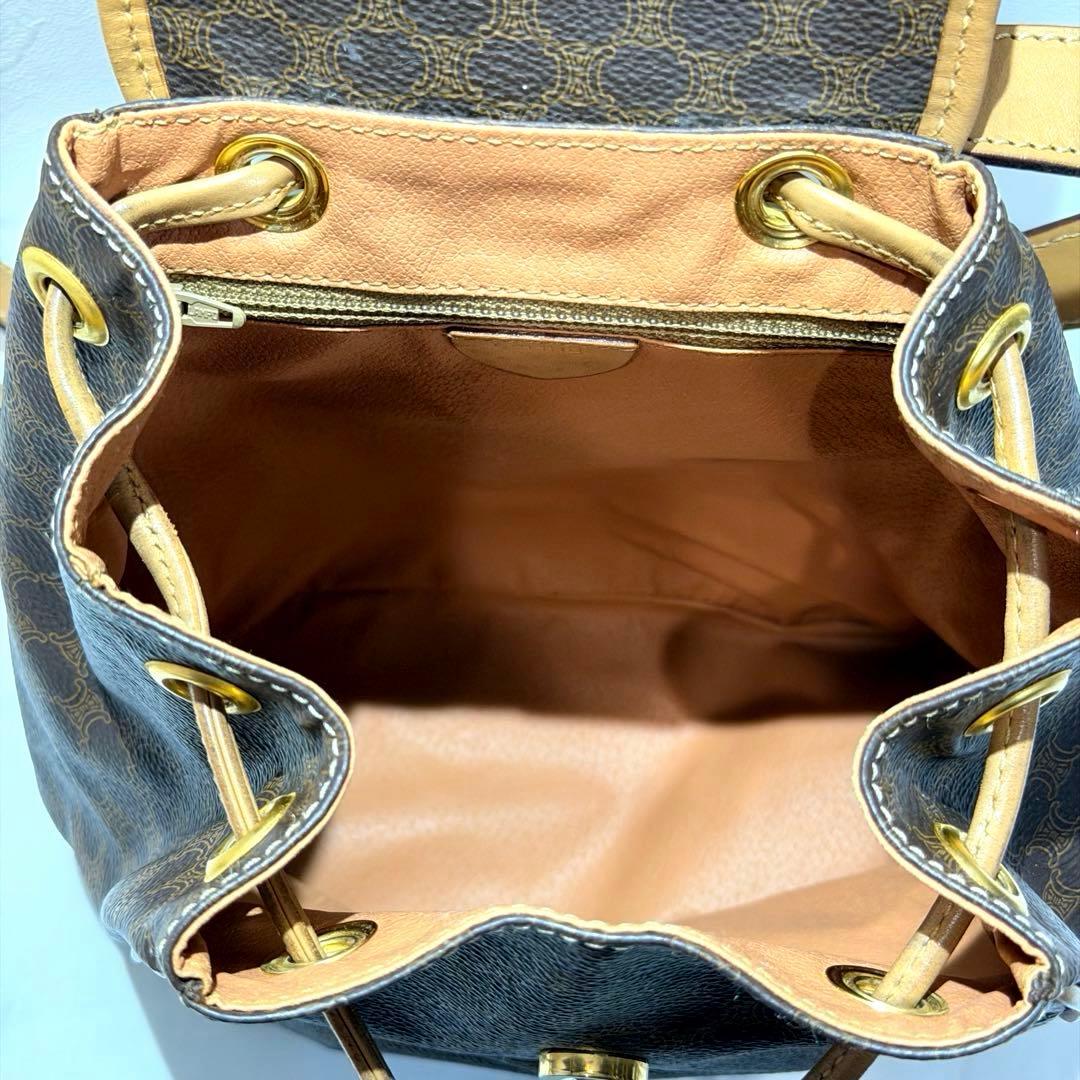 CELINE｜セリーヌ マカダム柄　リュックサック　ヴィンテージ ブラウン　希少