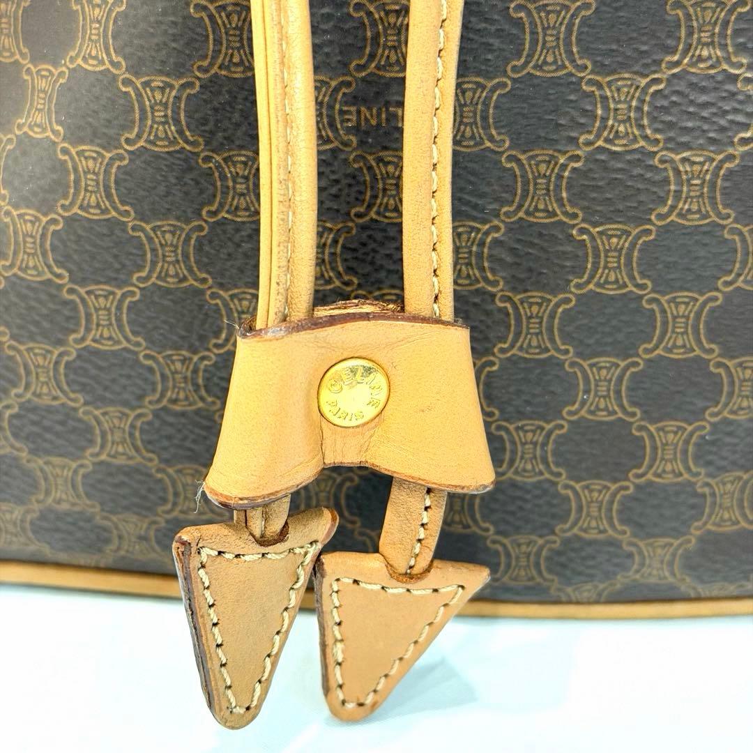 CELINE｜セリーヌ マカダム柄　リュックサック　ヴィンテージ ブラウン　希少