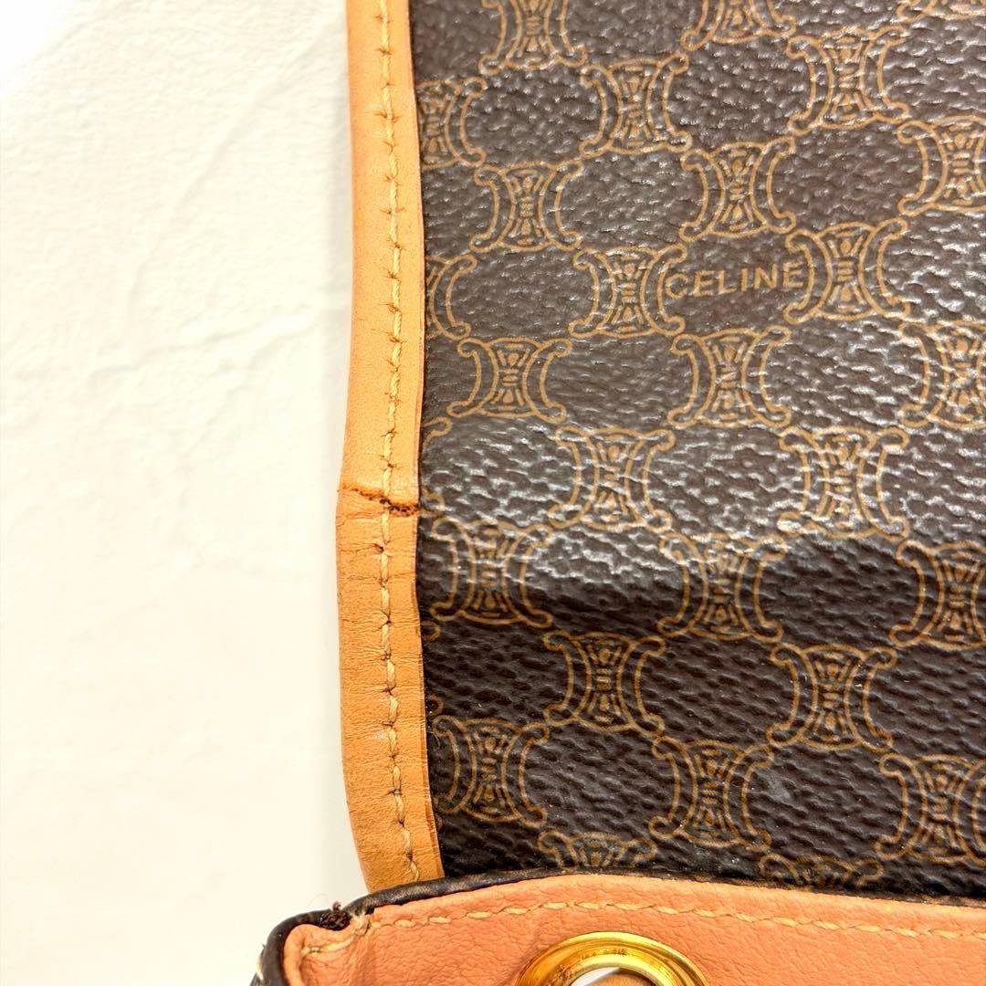 CELINE｜セリーヌ マカダム柄　リュックサック　ヴィンテージ ブラウン　希少