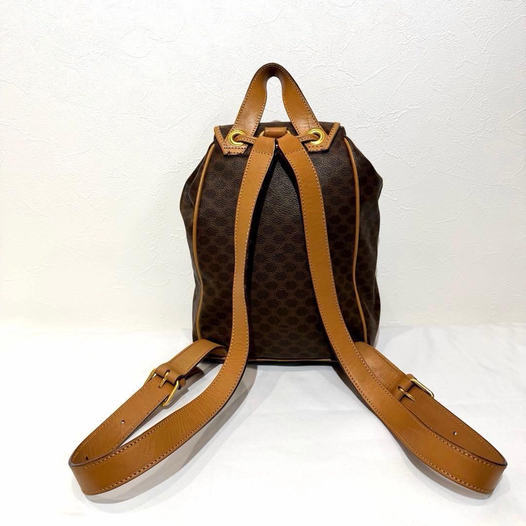 CELINE｜セリーヌ マカダム柄　リュックサック　ヴィンテージ ブラウン　希少