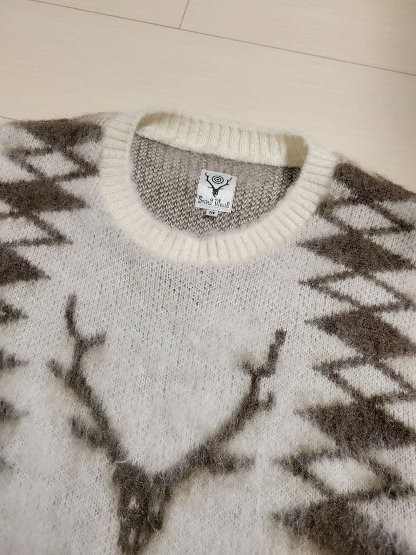 South2 West8 モヘア ニット LOOSE FIT SWEATER