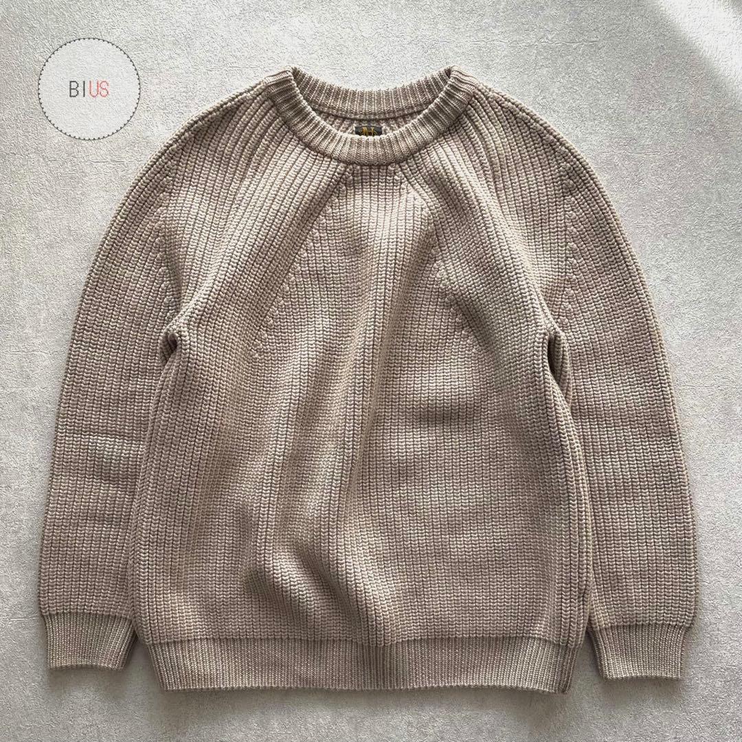 Batoner Wool Signature Crew Beige SIZE2 Crew Batoner SIZE2 Wool