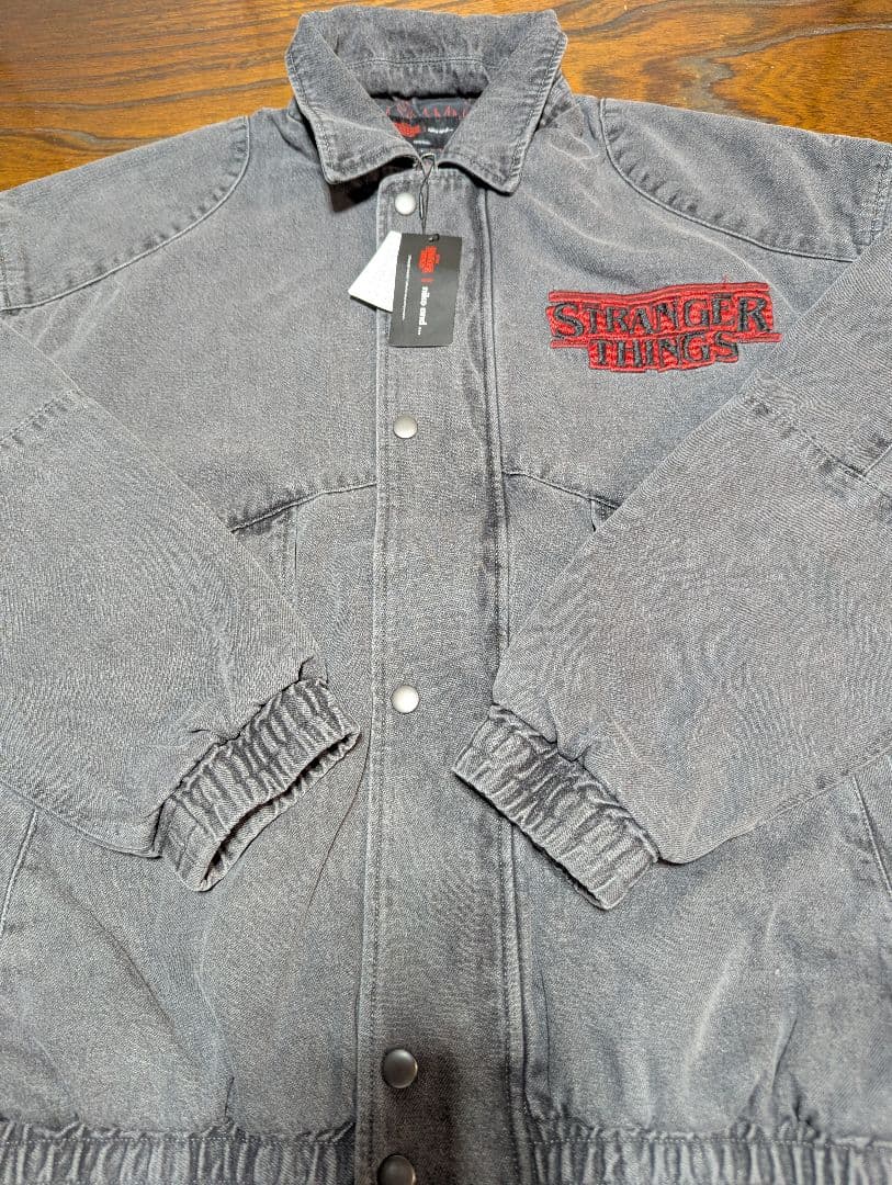 STRANGER THINGS niko and　ブルゾン M　チャコール　袋付