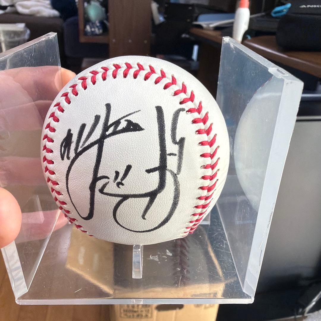 東京ヤクルトスワローズ つば九郎 由規 サインボール 正規 品