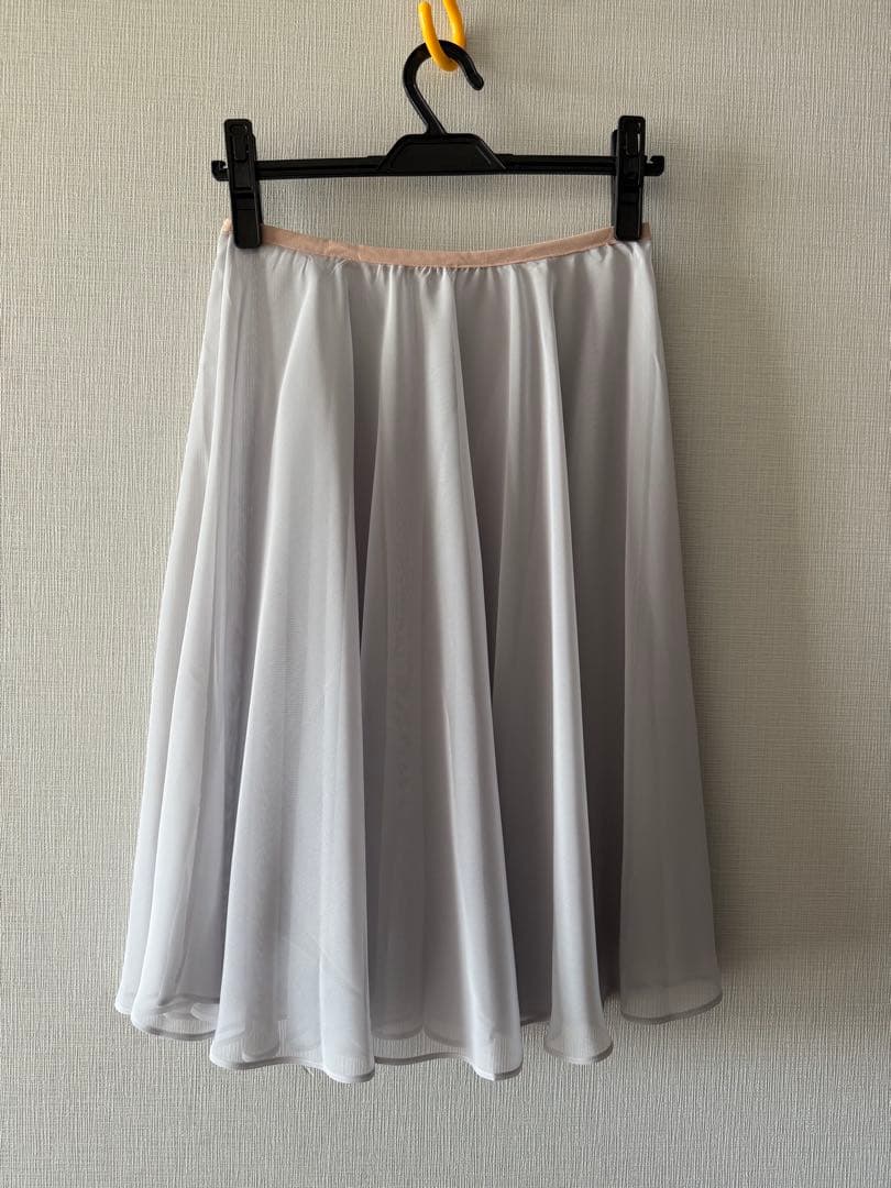 eflora バレエ ロング リハーサルスカート　プルオンスカートGrey