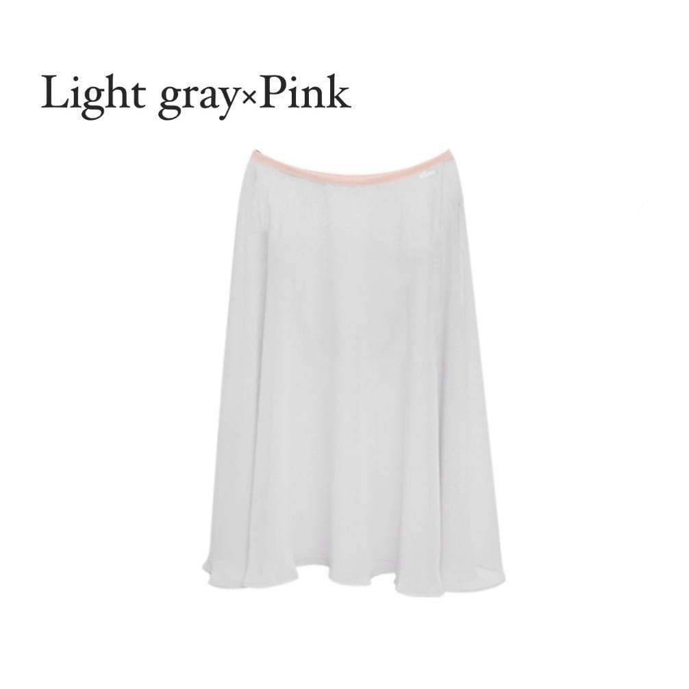 eflora バレエ ロング リハーサルスカート　プルオンスカートGrey