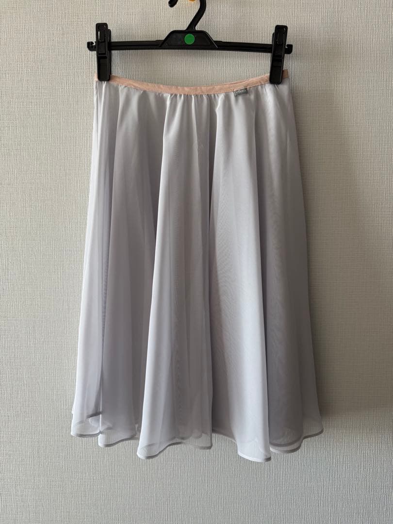 eflora バレエ ロング リハーサルスカート　プルオンスカートGrey