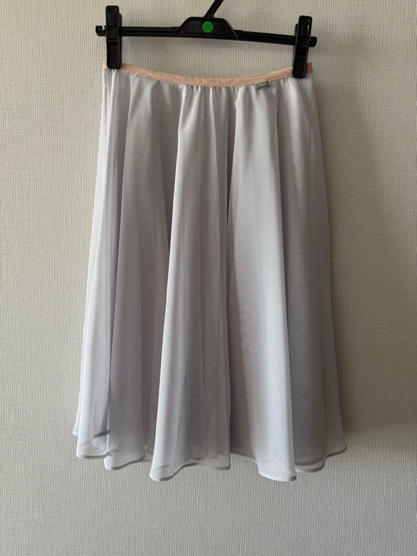 eflora バレエ ロング リハーサルスカート　プルオンスカートGrey
