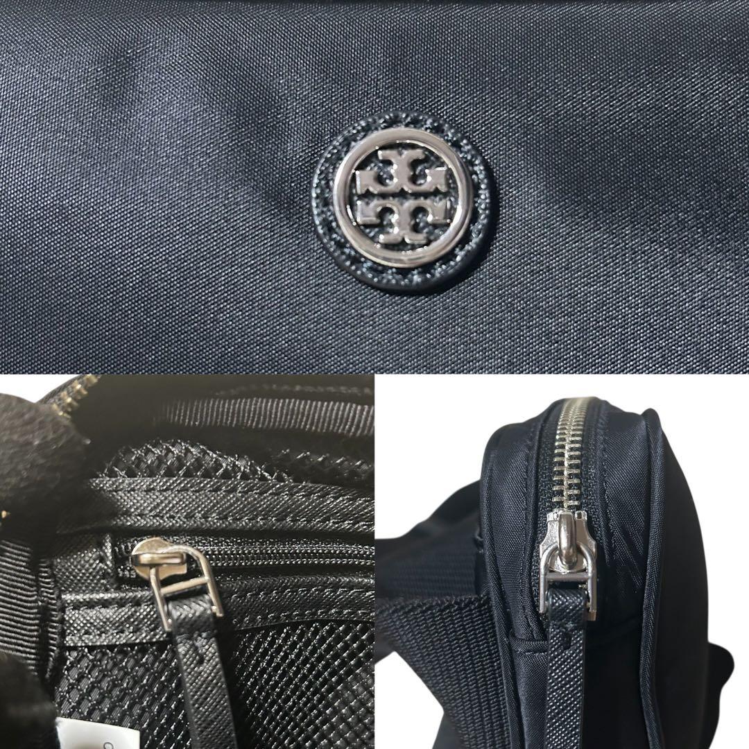 美品　トリーバーチ　ボディバッグ　ウエストポーチ　斜め掛け　ヴァージニアブラック