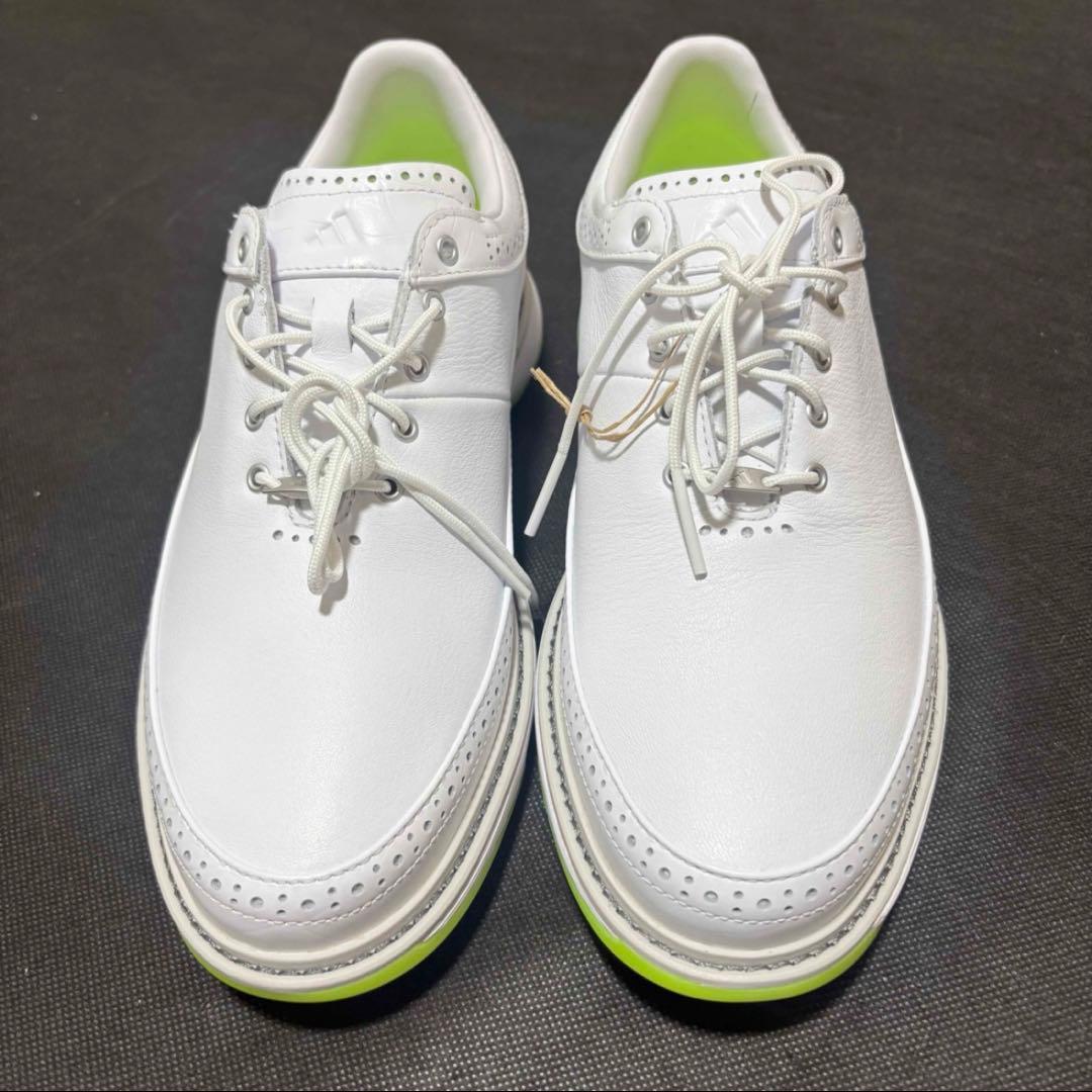 27.5cm adidas Golf MC80 ゴルフシューズ ID4748 白