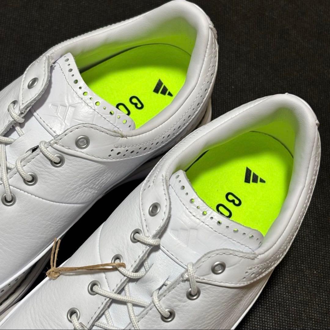 27.5cm adidas Golf MC80 ゴルフシューズ ID4748 白