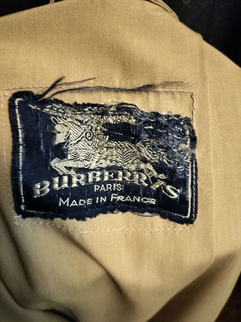 スペシャル　バーバリー　フランス製　一枚袖　コート　ビンテージ