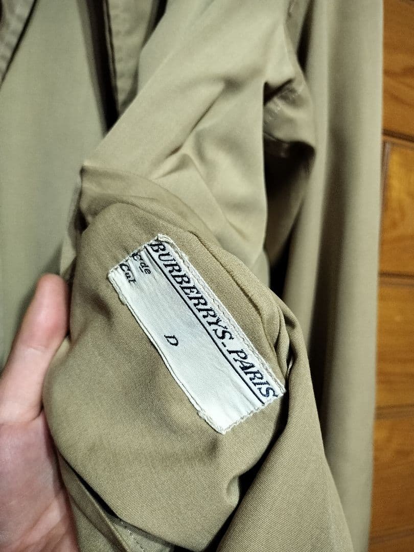 スペシャル　バーバリー　フランス製　一枚袖　コート　ビンテージ